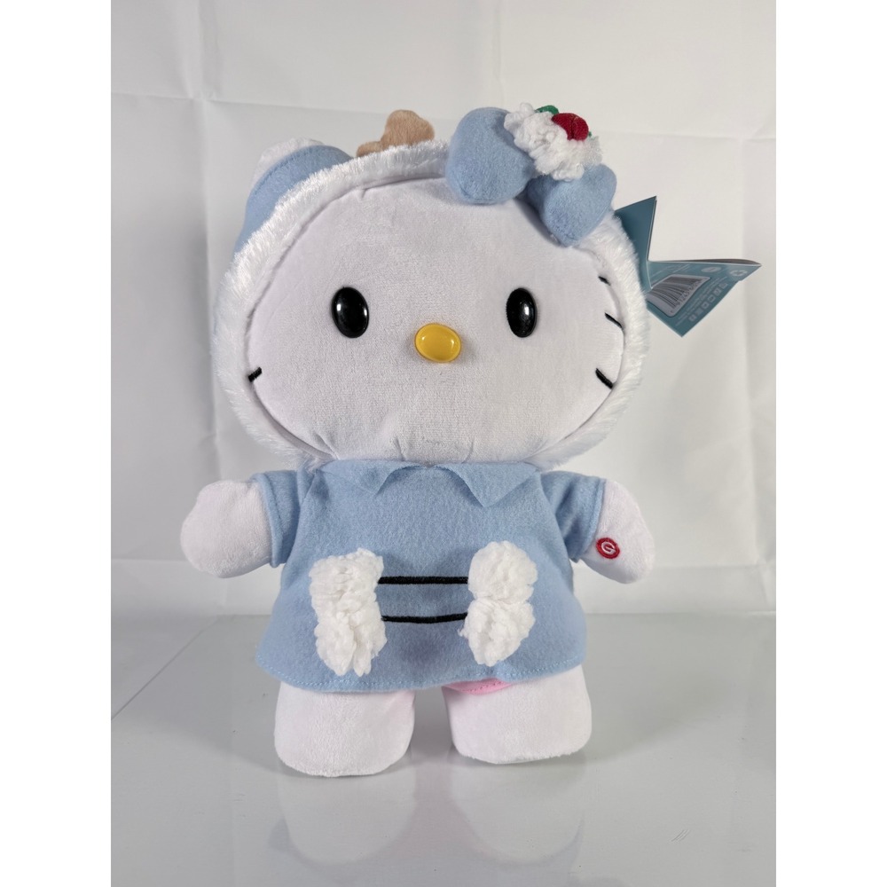 Hello Kitty Animatedβ Plush Frosty Snowman Christmas Side Stepper Gemmy Sanrio